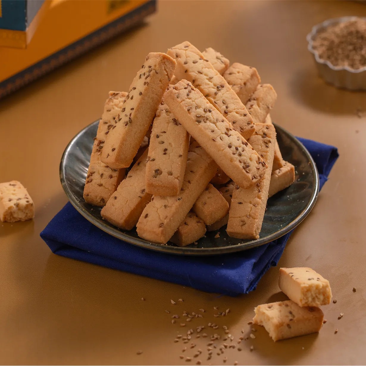 Ajwain Butter Biscuits
